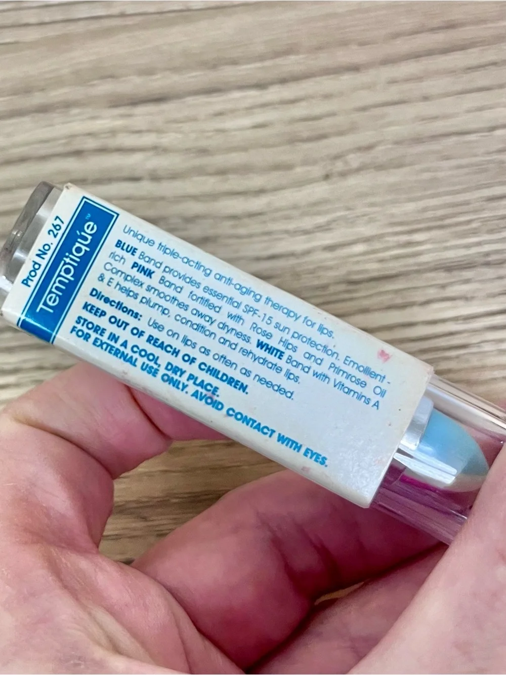 Temptique - Tri-Active Lip Defense - 0.12oz - Vintage 1993